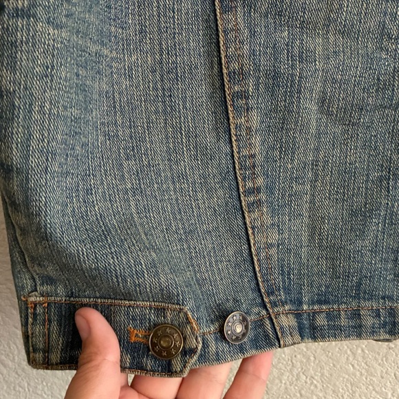 Toska Vintage Denim Jeans Vest With Studs L - Picture 7 of 11